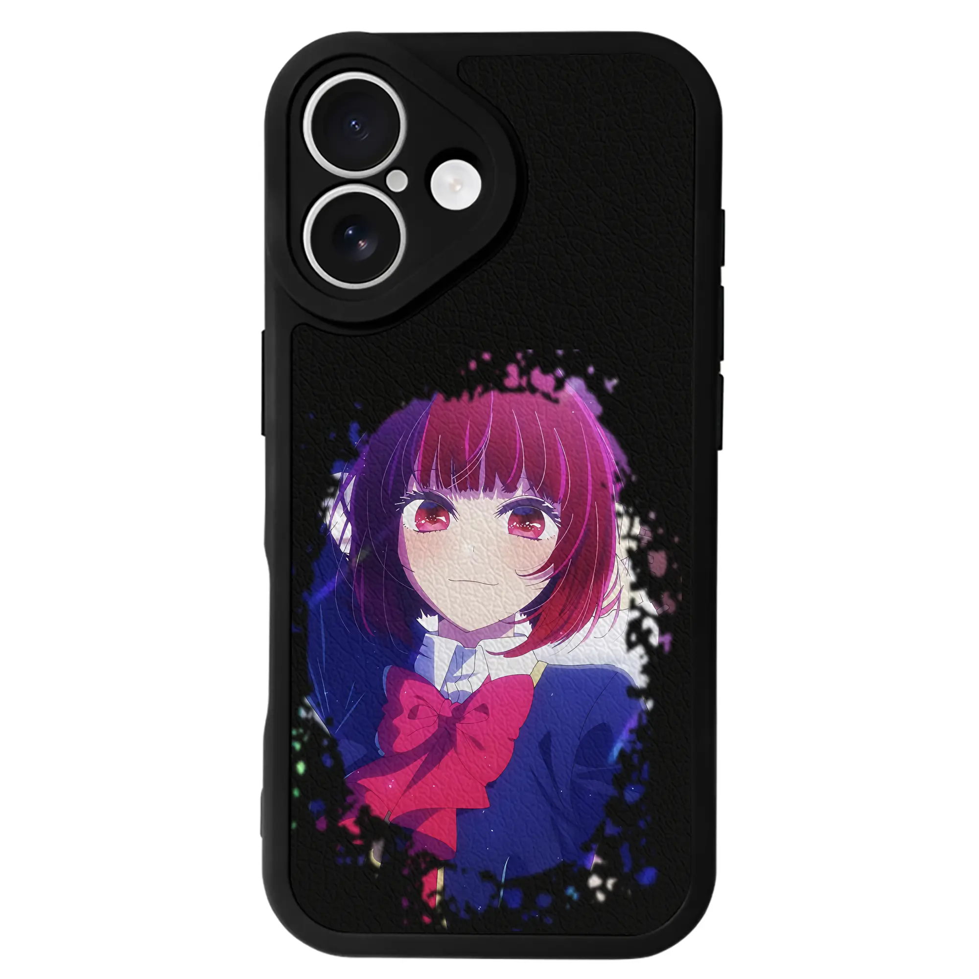 推しの子 グッズ,有馬かな - IPhone 16シリーズ対応 ・ シリコンスマホケース ・ レザー調 ・ 高精度フィット ・ 耐衝撃 ・ ワイヤレス充電対応 ・ 精密カット